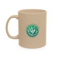 Ceramic Mug — Green Circular Logo "Passion2Planet" Eco Coffee Cup