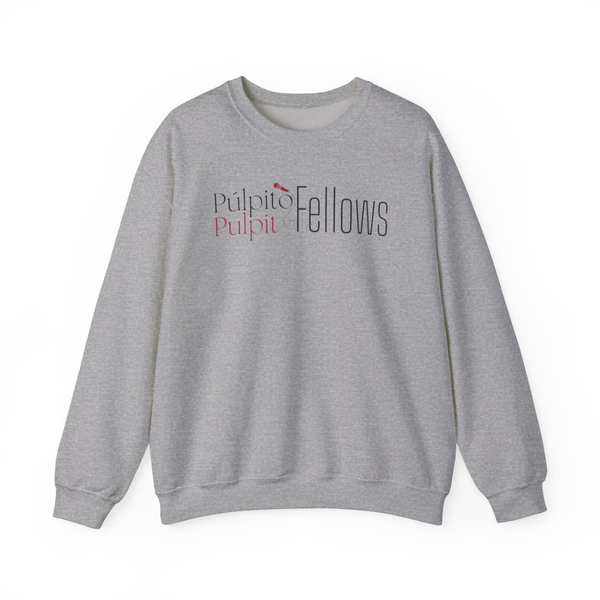Pulpit Fellows Crewneck Sweatshirt — Minimal Church Ministry Logo