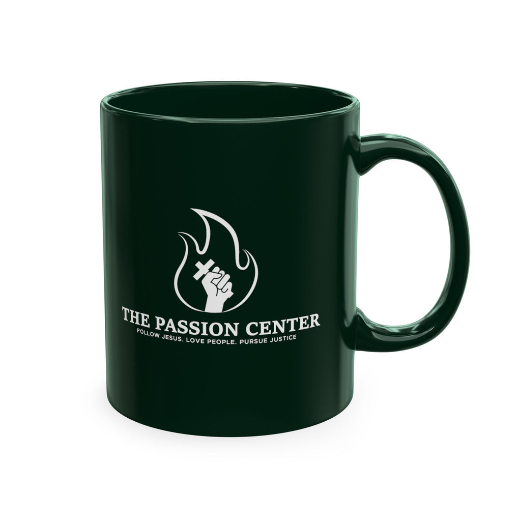 Ceramic Mug — "The Passion Center" Eco Coffee Cup
