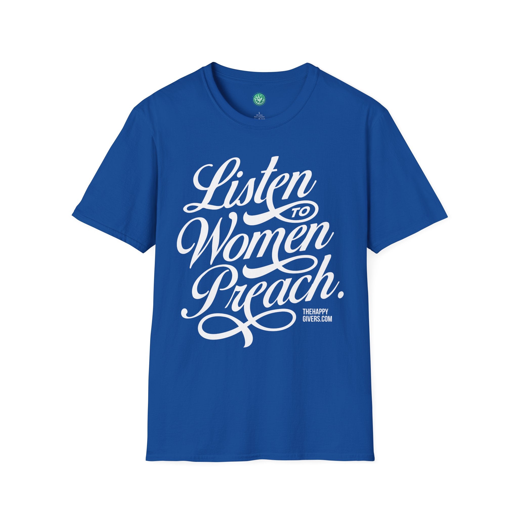 Listen to Women Preach Dark T-Shirt